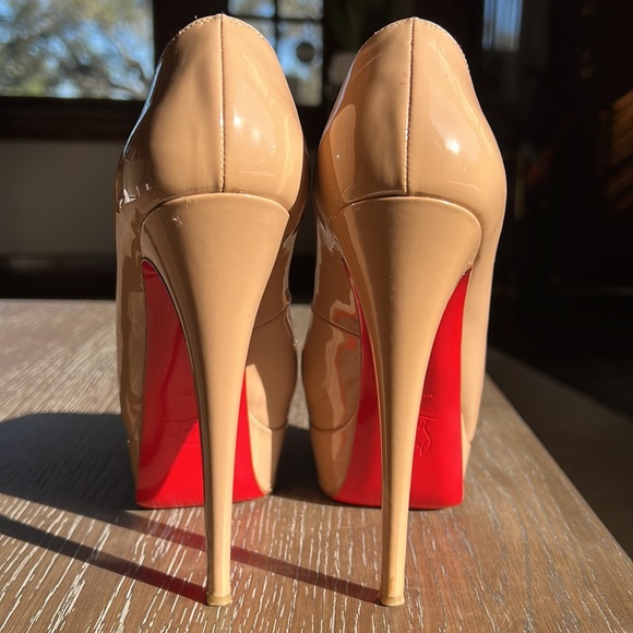 Christian Louboutin Lady Peep 150 mm Nude 36.5 - Picture 7 of 15